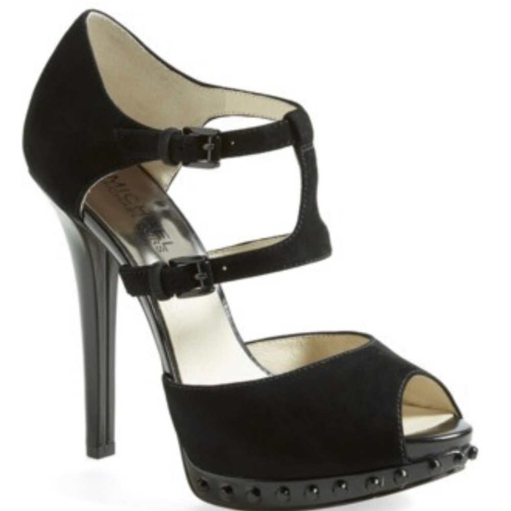 Michael Kors : Ailee Platform Suede heels